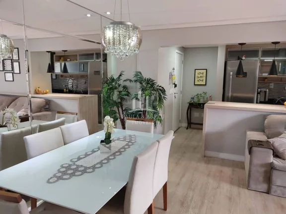 Imagem Apartamento 95m² de Alto Padrão 2 Dormitórios 1 Suíte com CLoset e Sacada (Podendo ser 3), Terraço Gourmet, 2 Vagas, Lazer Completo no Jardim Pedroso em Mauá-SP