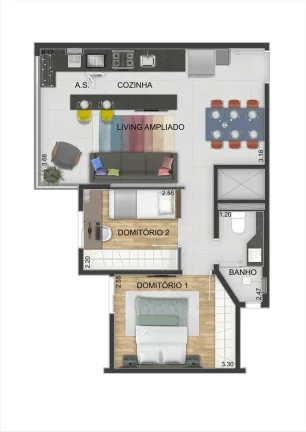 Imagem APARTAMENTO RESIDENCIAL em Santo André - SP, Vila Curuçá