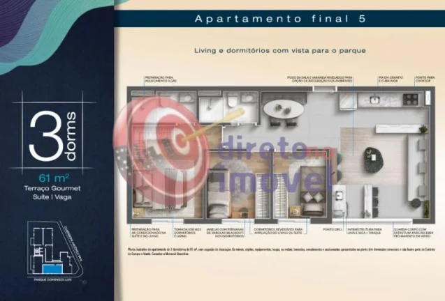Imagem APARTAMENTO BLUE PARK JARDIM SÃO PAULO 2 e 3 QUARTOS SÃO PAULO