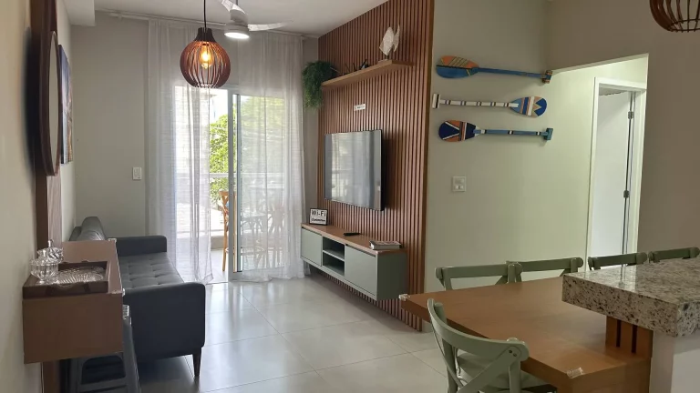 Imagem Apartamento decorado na Praia Grande de Ubatuba
