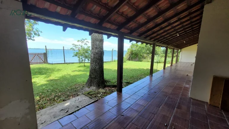 Imagem Locação mensal em Itapoá, Casa frente mar, vista para Baia da Babitonga
