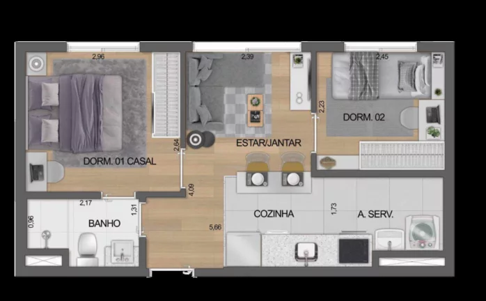 Imagem APARTAMENTO RESIDENCIAL em São Paulo - SP, Moema