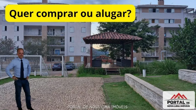 Apartamento de 3 quartos com suíte avenda em Nova Lima, área privativa a venda no condomínio Botanique em Nova Lima