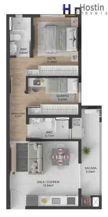 Imagem APARTAMENTO RESIDENCIAL em JOINVILLE - SC, SAGUAÇU