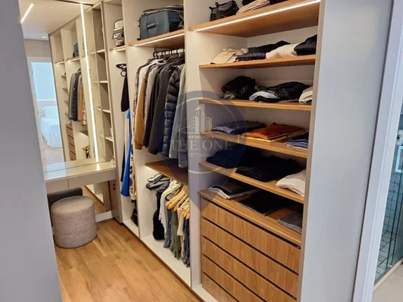 Imagem Apartamento de alto padrão à venda no Brooklin Novo, São Paulo-SP: 3 quartos, 3 suítes, 2 salas, 4 banheiros, 2 vagas.