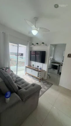 Imagem Apartamento com 1 dormitório à venda, 45 m² por R$ 360.000,00 - Vila Guilhermina - Praia Grande/SP