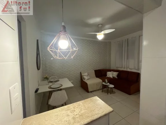 Imagem Apartamento à venda na Guilhermina, Praia Grande-SP: 1 quarto, 1 sala, 1 banheiro, 1 vaga de garagem, 47m² de área!