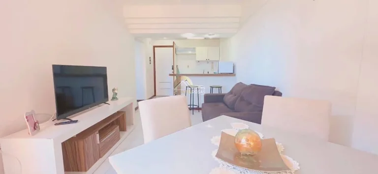 Imagem Alugo apto 1/4 mobiliado na Pituba, 60 m², vista mar+cidade, vaga numerada, condomínio fechado com