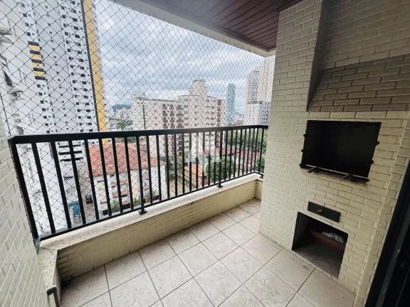 Imagem Apartamento à venda 3dormitórios,2 suítes e 2 vagas demarcadas - Pompéia / Santos