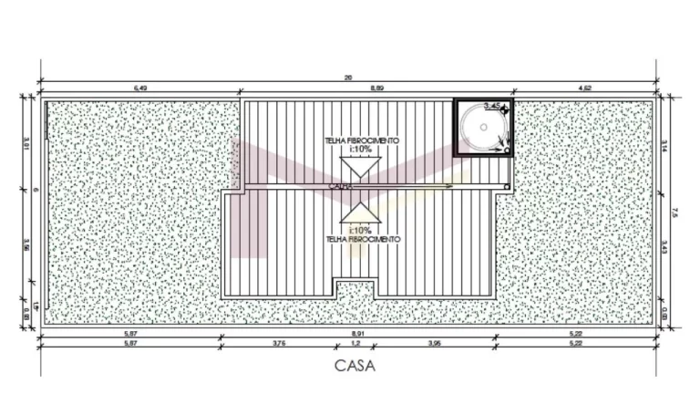 Imagem Casa 2/4 sendo 1 suite na Conceicao