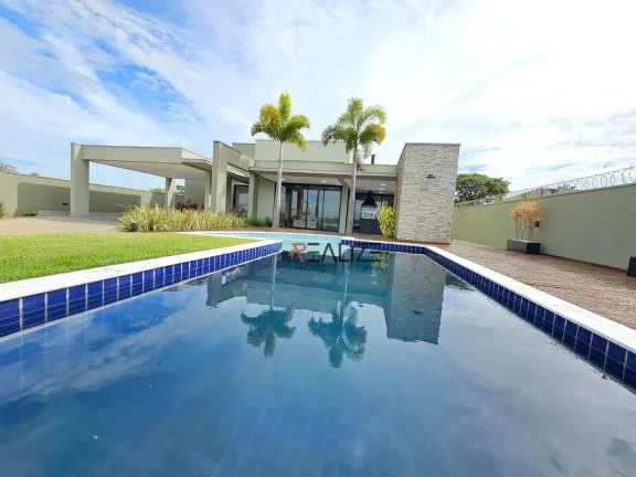 Imagem Casa moderna com quintal 3 suítes à venda, 261 m² por R$ 2.550.000 - Condomínio Terras de Itaici - Indaiatuba/SP