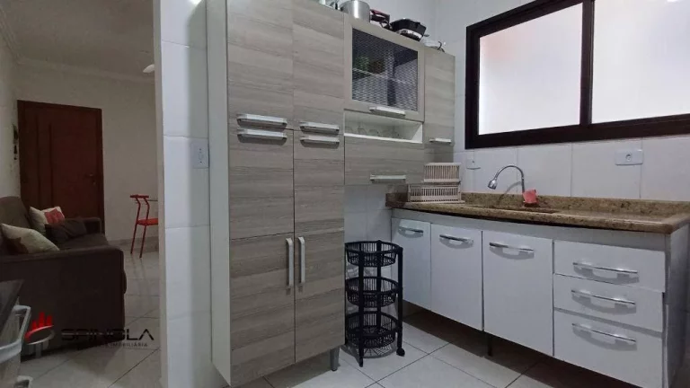 Imagem Apartamento com 1 dormitório à venda, 50 m² por R$ 310.000,00 - Vila Guilhermina - Praia Grande/SP