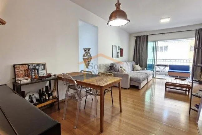 Imagem Apartamento com 116m², 3 dormitórios, sendo 1 suite, 3 banheiros, sendo 1 lavabo. Sala para dois a...