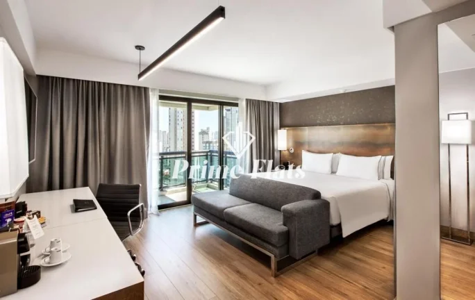 Imagem Flat disponível para venda no Meliá Ibirapuera, com 26m², 1 dormitório e 1 vaga