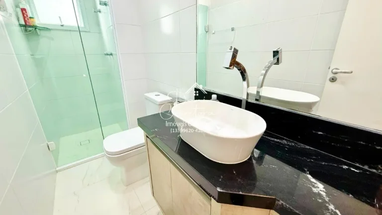 Imagem Imperdível apartamento à venda em Guarujá-SP, Jardim Astúrias: 3 quartos, 2 suítes, 2 salas, 2 banheiros, 2 vagas, 117m²!