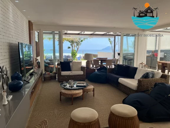 Imagem Casa a Venda em Juquehy Pé na Areia, Aluguel Max 12 pessoas,5 suítes, piscina privativa, vaga 4 autos e 500m² de área construída | Juquehy Imobiliária