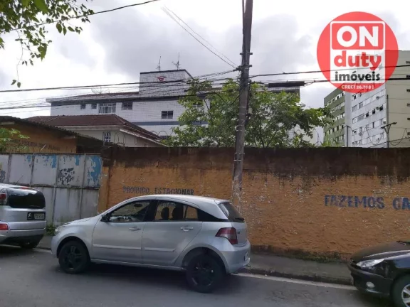 Imagem Terreno para alugar, 536 m² por R$ 15.700,00/mês - Encruzilhada - Santos/SP