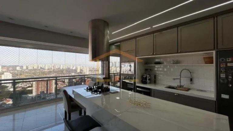 Imagem Apartamento mobiliado, com 1 dormitório, sendo 1 suite, 2 banheiros, varanda gourmet. 
1 vaga de ga...