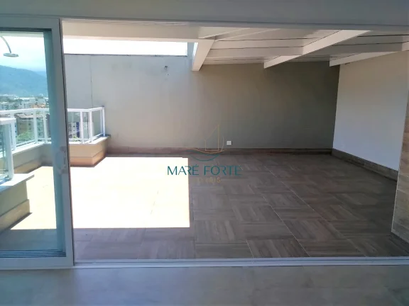 Imagem LINDA E AMPLA COBERTURA DUPLEX COM DESLUMBRANTE VISTA DEFINITIVA PARA A SERRA E MAR!!