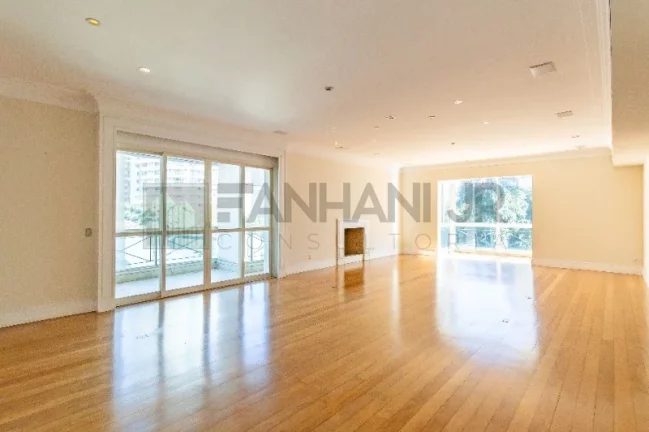 Imagem Deslumbrante apartamento de 4 quartos e 4 suítes no Jardim Paulistano, São Paulo - SP: 465m², 4 salas, 6 banheiros e 5 vagas de garagem.