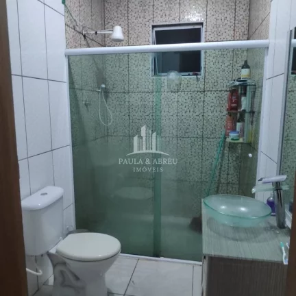 Imagem São 3 Casas e 1 Salão Comercial 92m² pé direito 5 mts com Banheiro, próximo da Avenida no Jardim Zaíra, Mauá-SP