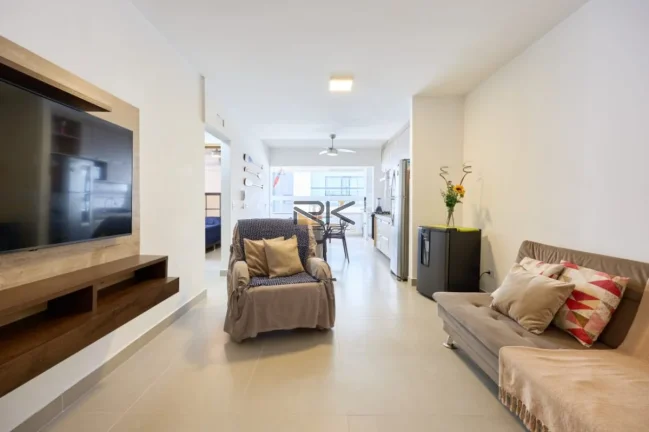 Imagem APARTAMENTO A VENDA NO ITAGUÁ com 2 dormitórios sendo 1 suíte,1 vaga de garagem,varanda gourmet com churrasqueira