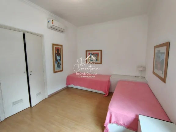 Imagem Apartamento frente mar, aceita parcelamento direto em Guarujá-SP, Pitangueiras: 3 quartos, 1 suíte, 2 salas, 2 banheiros, 2 vagas - 191m².