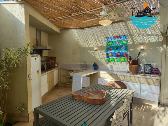 Imagem Casa em Condomínio pé na areia para Aluguel de Temporada em Juquehy com ,4 suítes, 1 térrea. - Acomodação 8 pessoas | Juquehy Imobiliária