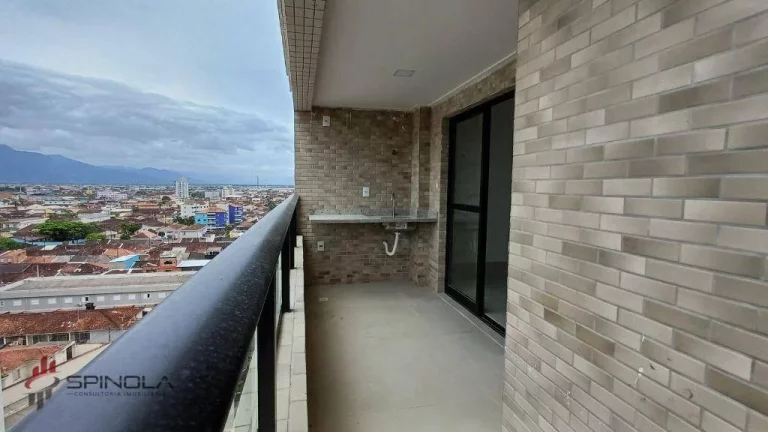 Imagem Apartamento com 1 dormitório à venda, 57 m² por R$ 447.096,00 - Vila Caiçara - Praia Grande/SP