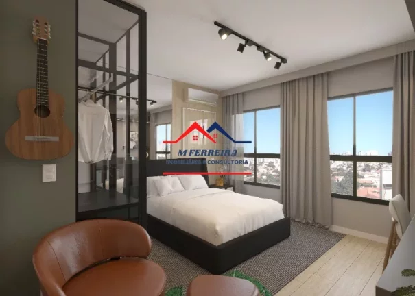 Imagem Apartamento com 1 Quarto à Venda, 25 m² em Jardim Pacaembu - Piracicaba