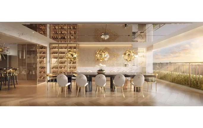 Imagem Luxuoso apartamento de 4 quartos na Chácara Klabin, São Paulo-SP 4 suítes, 3 vagas de garagem e 246,00 m² de área CONDOMÍNIO SOLEIL BY BOCA DO LOBO