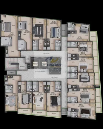 Imagem Vendo Flats de 22,80 à 36,96m², na melhor localização da praia de Manaíra