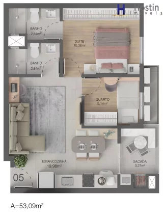 Imagem APARTAMENTO RESIDENCIAL em Joinville - SC, Anita Garibaldi