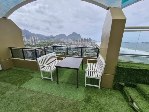 Imagem Cobertura Lucio Costa - flat e quartos vistão mar e Pedra da Gávea