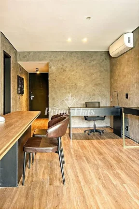 Imagem Flat disponível para locação no Horizonte JK Residencial na Vila Nova Conceição, com 62m², 1 dormitório e 1 vaga