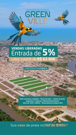 Imagem Lotes próximo a praia em PRADO - BA - COD 1002
