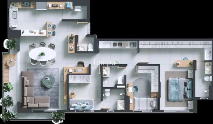 Imagem Alt. 65 Home design - Apartamento ALT- 65, à venda no bairro Setor Bela Vista - Goiânia/GO