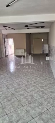 Imagem ALUGA Salão Comercial no 1° andar, com 80m², por 1.200 com tudo, 2 Banheiro, Fogão industrial, pia grande, na Avenida do Jardim Zaíra, Mauá-SP
