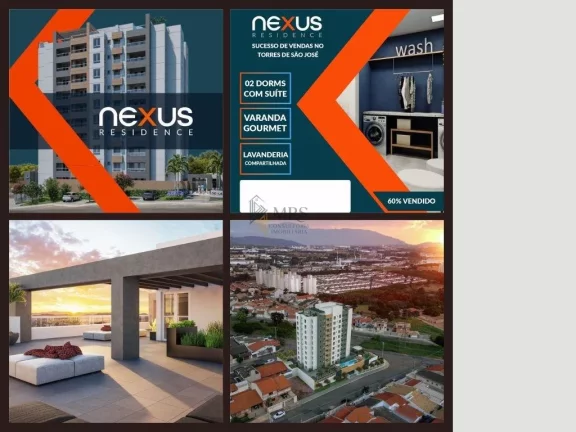 Imagem Apto Cond Nexus Residence 2 dorm 1 suite 2 vagas