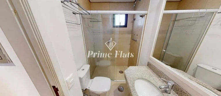 Imagem Flat disponível para venda no Hotel Hampton Park, com 31m², 1 dormitório e 1 vaga