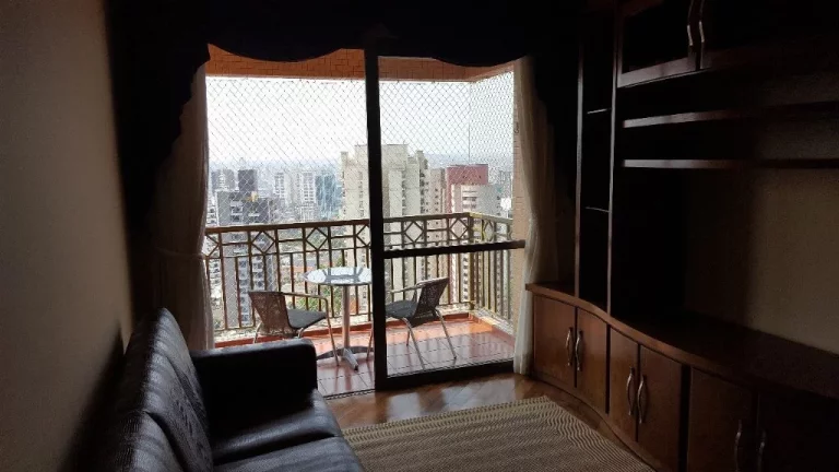 Imagem Aluguel de apartamento Mobiliado na Vila Bastos, Santo André-SP: 3 quartos, 1 suíte, 2 banheiros, 2 vagas de garagem, 100m².