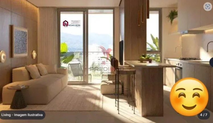 Imagem Unidades habitacionais do Atrium Jurerê Floripa SC