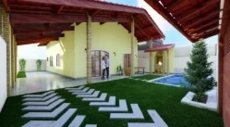 Imagem Casa para Venda em Itanhaém, Jamaica (Praia), 3 dormitórios, 1 suíte, 2 banheiros, 4 vagas