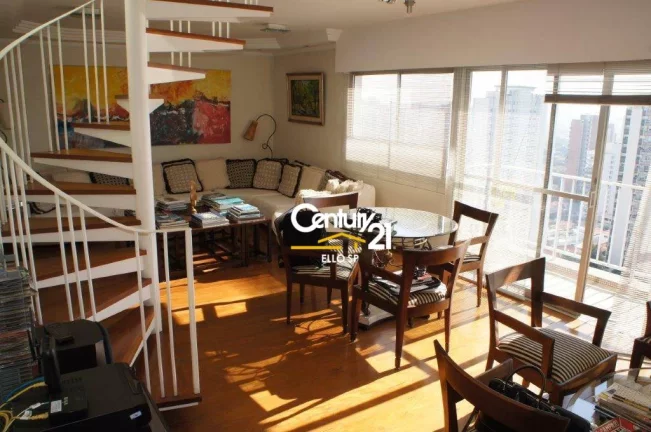 Imagem Cobertura com 3 dormitórios para alugar, 264 m² - Campo Belo - São Paulo/SP