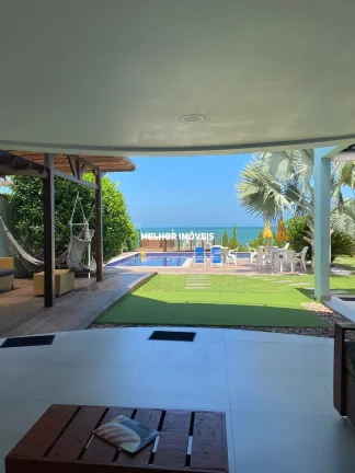 Imagem Casa Alto Padrão á venda mobiliada com vista mar 4 suítes 4 vagas Balneário Camboriú