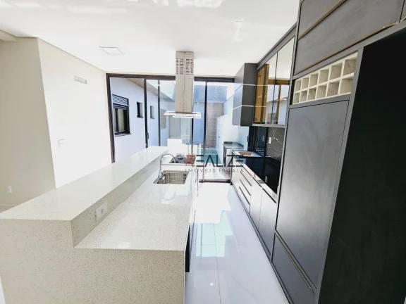 Imagem Casa moderna com piscina e 3 suítes à venda, 151 m² por R$ 1.290.000 - Condomínio Fechado - Indaiatuba/SP