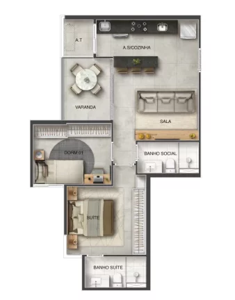 Imagem APARTAMENTO RESIDENCIAL em Vila Velha - ES, Coqueiral de Itaparica