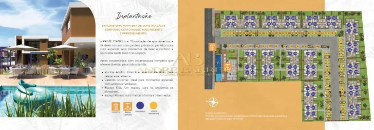 Imagem Prime Joanes - Apartamento Alto Padrão 2 suites em Buraquinho - Lauro de Freitas/BA
