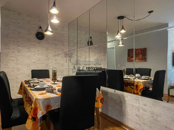 Imagem Apartamento 2 dorms. Reali Fiori — varanda, Airbnb | Campos do Jordão