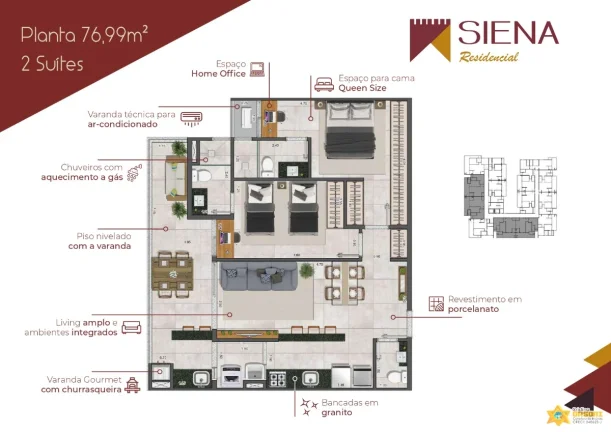 Imagem EXCELENTE OPORTUNIDADE NA PLANTA APARTAMENTO EM UBATUBA - SIENA UBATUBA